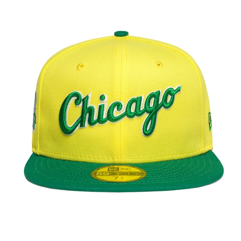 New Era x Leaders 1354 Chicago White Sox “Key Lime Pie” Comiskey Park Inaugural Year 59FIFTY Fitted Hat