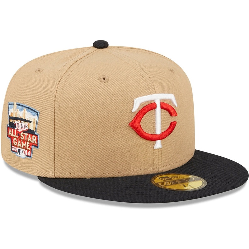 New Era x Lids HD  Minnesota Twins Classic Camel 2022 59FIFTY Fitted Cap