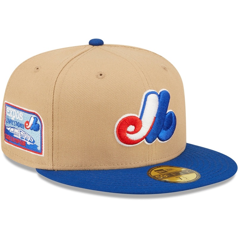 New Era x Lids HD  Montreal Expos Classic Camel 2022 59FIFTY Fitted Cap