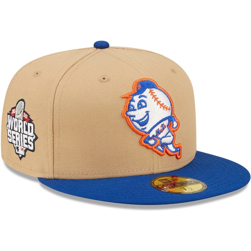 New Era x Lids HD  New York Mets Classic Camel 2022 59FIFTY Fitted Cap