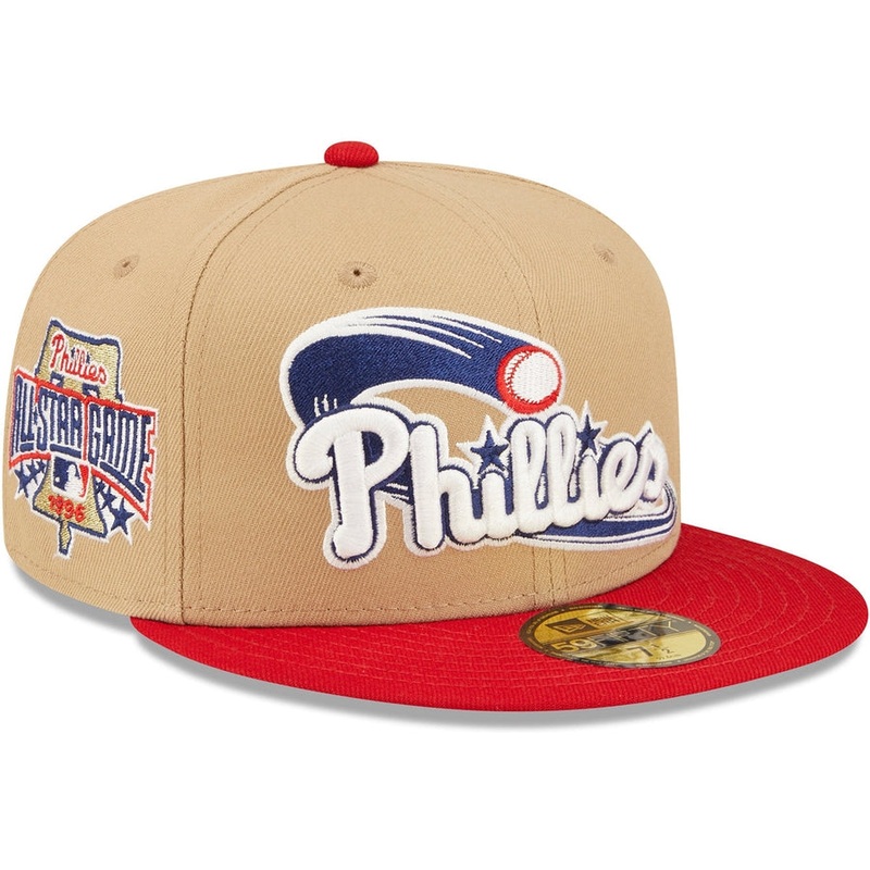 New Era x Lids HD  Philadelphia Phillies Classic Camel 2022 59FIFTY Fitted Cap