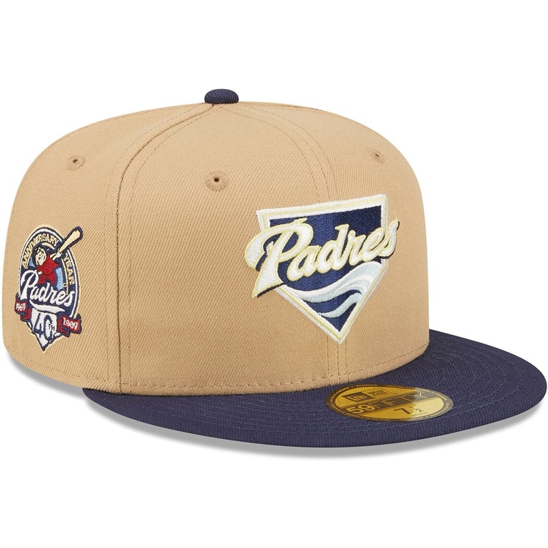 New Era x Lids HD  San Diego Padres Classic Camel 2022 59FIFTY Fitted Cap