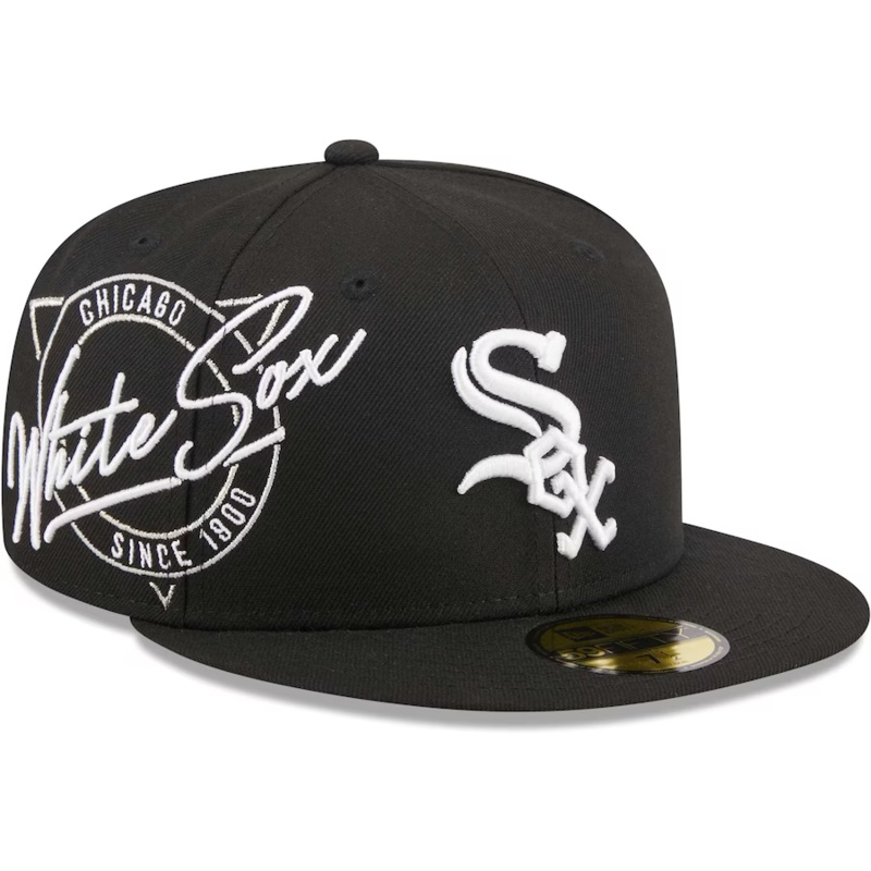 New Era Chicago White Sox Black Neon Emblem 2023 59FIFTY Fitted Hat