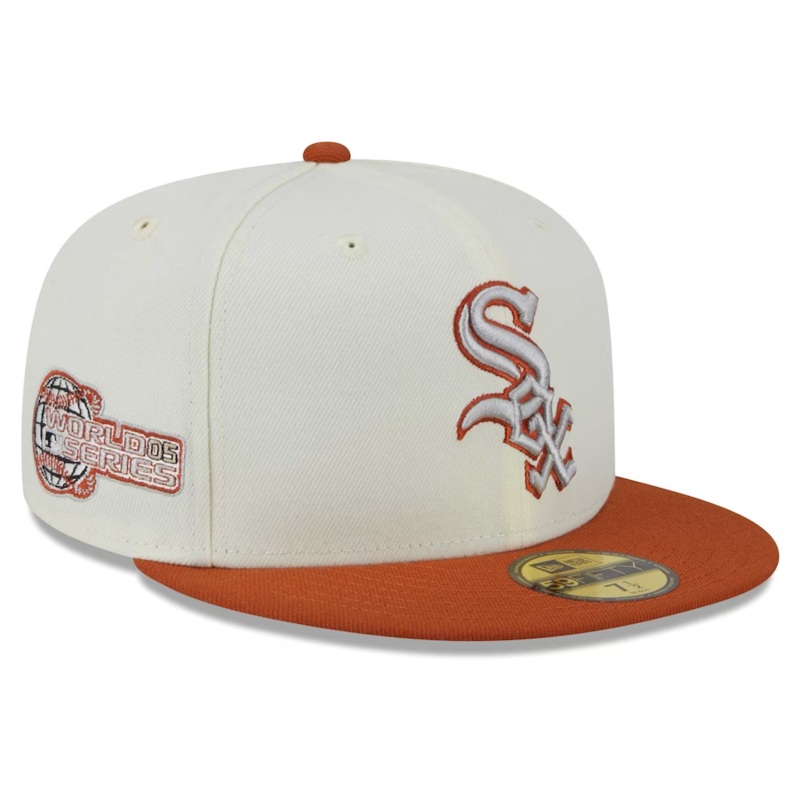 New Era Chicago White Sox Cream/Rust Orange 2023 59FIFTY Fitted Hat
