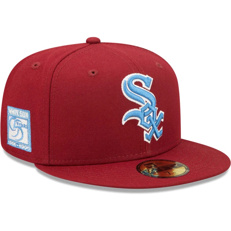 New Era Chicago White Sox 95 Years Air Force Blue Undervisor 59FIFTY Fitted Hat