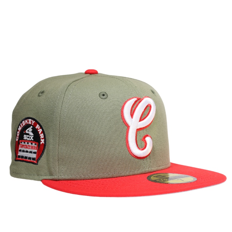 New Era Chicago White Sox Comiskey Park Gray/Red 59FIFTY Fitted Hat