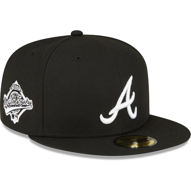 New Era Atlanta Braves Sidepatch Black 2022 59FIFTY Fitted Hat