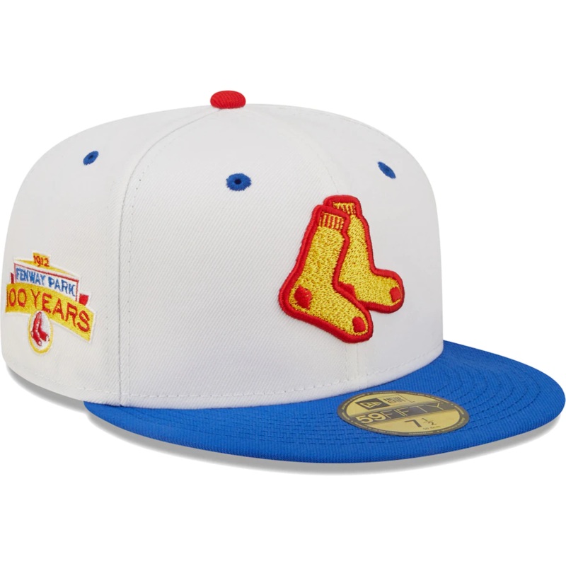 New Era Boston Red Sox 100 Years at Fenway Park Cherry Lolli 59FIFTY Fitted Hat