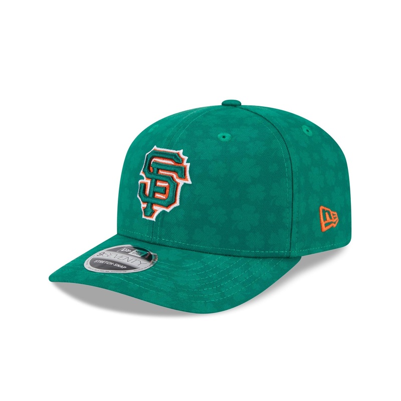San Francisco Giants St. Patrick’s Day 2025 9SEVENTY Stretch-Snap Hat
