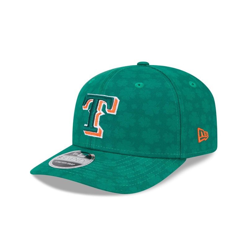Texas Rangers St. Patrick’s Day 2025 9SEVENTY Stretch-Snap Hat