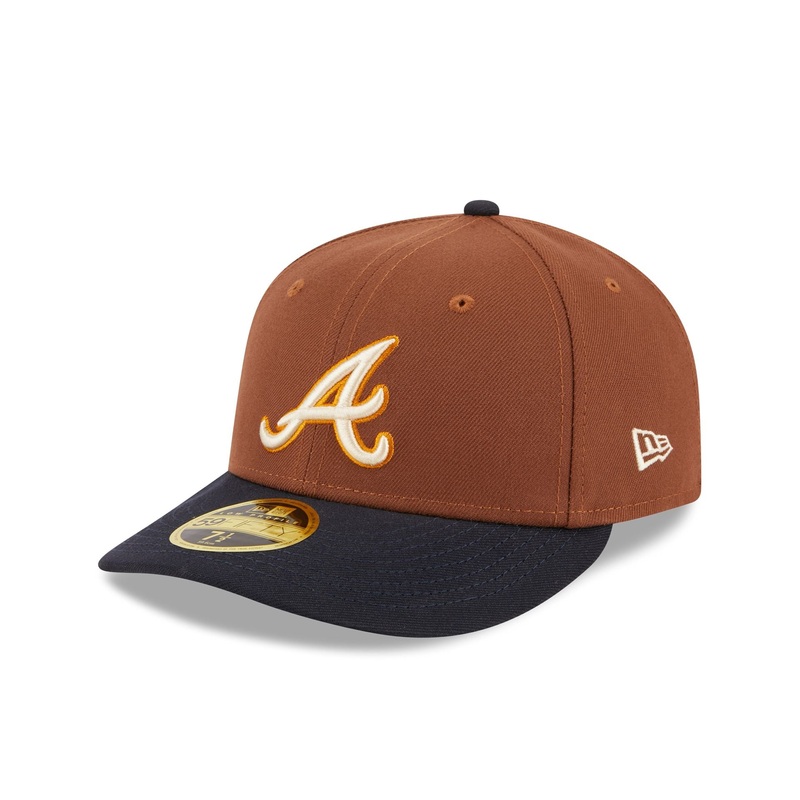 Atlanta Braves Tiramisu Low Profile 59FIFTY Fitted Hat