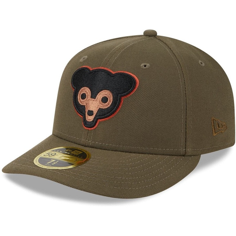 New Era Chicago Cubs Rustic Fall Low Profile 2023 59FIFTY Fitted Hat