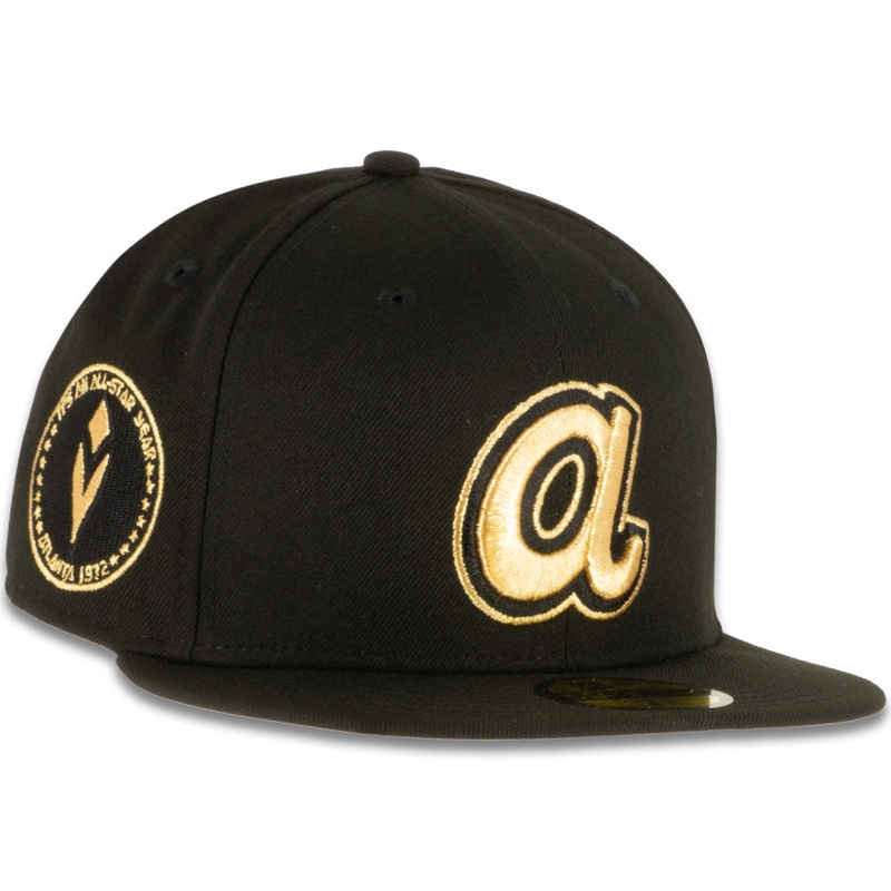 New Era x JS Atlanta Braves Black & Gold 2023 59FIFTY Fitted Hat