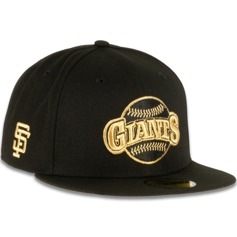 New Era x JS San Francisco Giants Black & Gold 2023 59FIFTY Fitted Hat