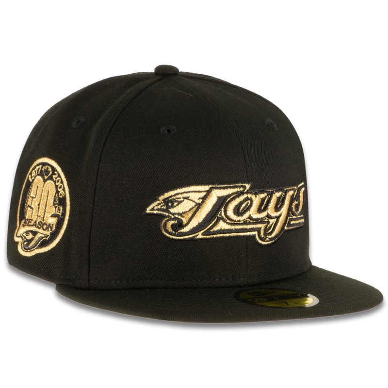 New Era x JS Toronto Blue Jays Black & Gold 2023 59FIFTY Fitted Hat