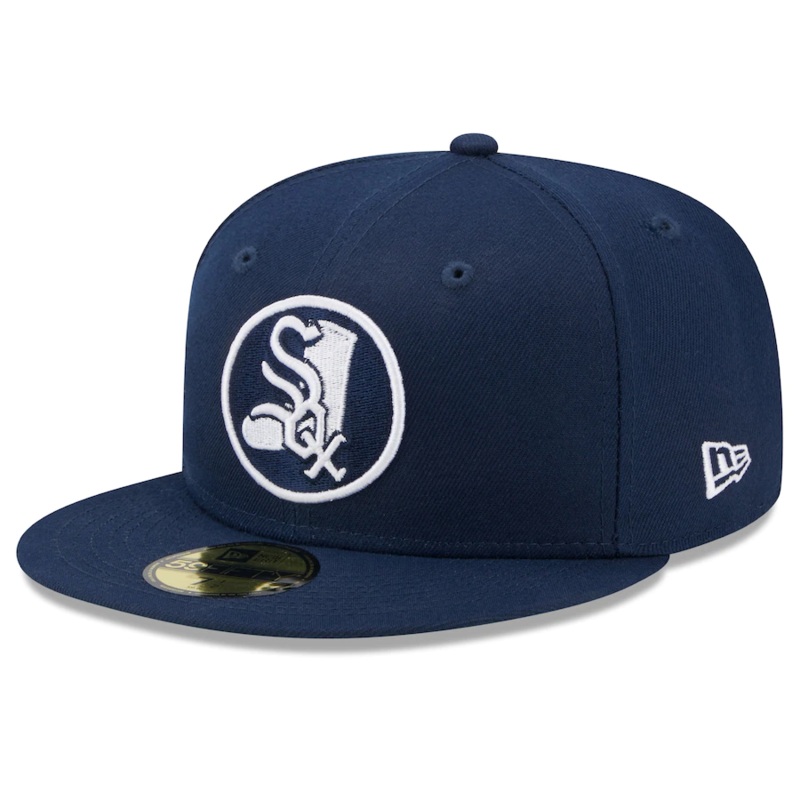 New Era Chicago White Sox Navy Oceanside Green Undervisor 59FIFTY Fitted Hat