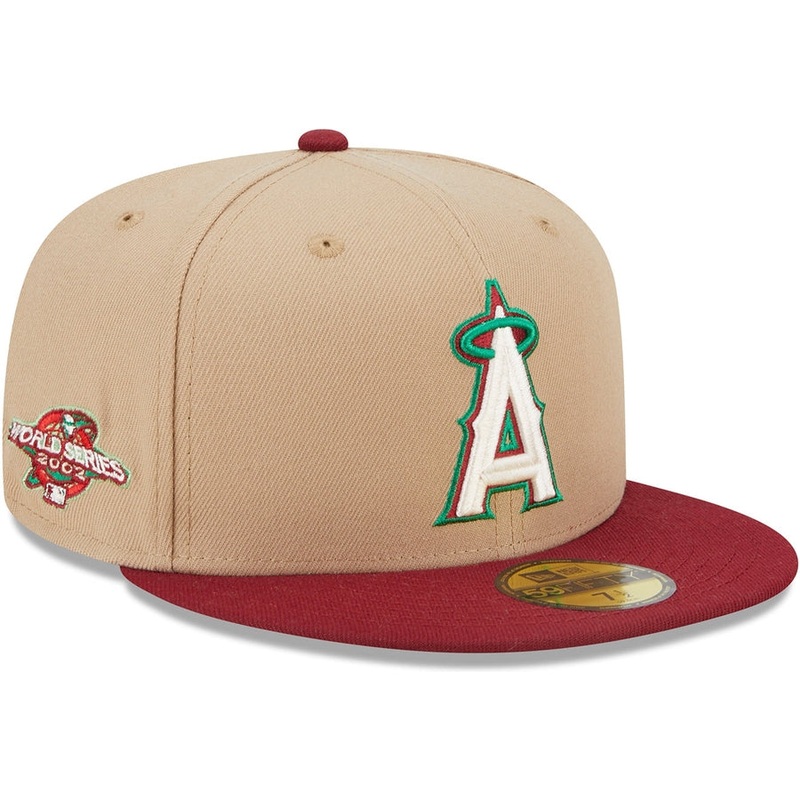 Lids HD x New Era Anaheim Angels Season’s Greetings 59FIFTY Fitted Cap