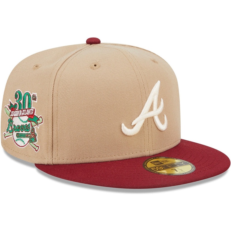 Lids HD x New Era Atlanta Braves Season’s Greetings 59FIFTY Fitted Cap