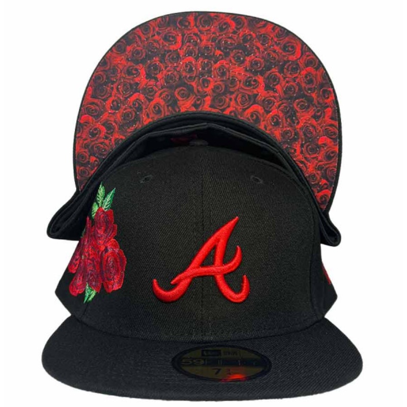 New Era x Pro Image Sports Atlanta Braves Roses UV 59FIFTY Fitted Hat