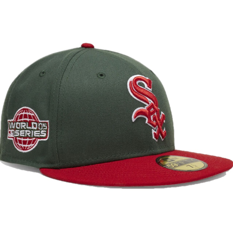 New Era x Snipes USA Chicago White Sox Poinsettia 59FIFTY Fitted Hat