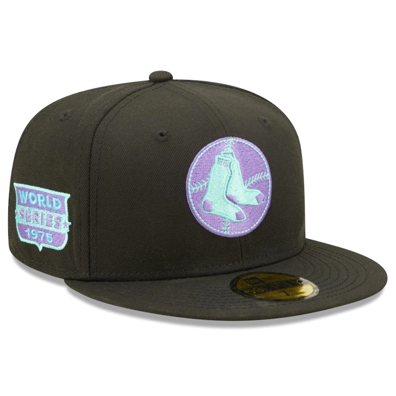 New Era Boston Red Sox Alternate Logo Black Light 59FIFTY Fitted Hat