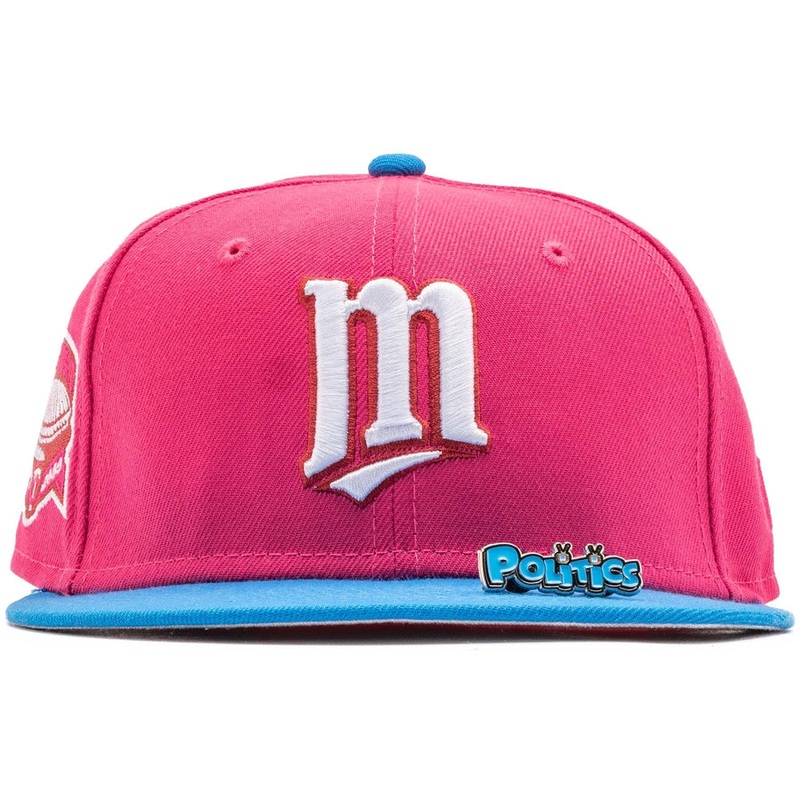 New Era x Politics Minnesota Twins ‘Meg’ Beetroot/Southwest Blue 59FIFTY Fitted Hat