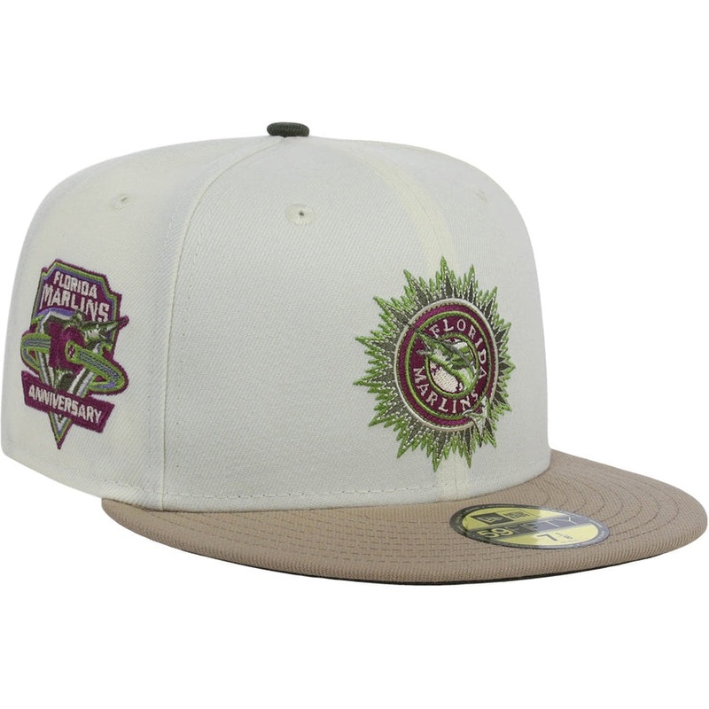 New Era x Lids HD Florida Marlins Pistacia Vera 59FIFTY Fitted Cap
