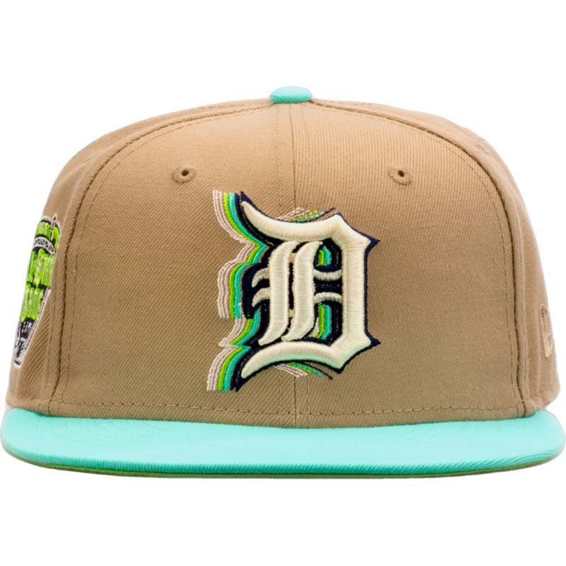 New Era x Shoe Palace Detroit Tigers ‘Winter Wonderland’ Beige/Mint 2023 59FIFTY Fitted Hat