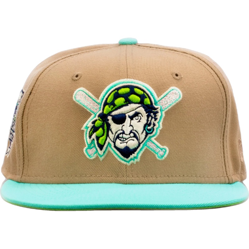 New Era x Shoe Palace Pittsburgh Pirates ‘Winter Wonderland’ Beige/Mint 2023 59FIFTY Fitted Hat
