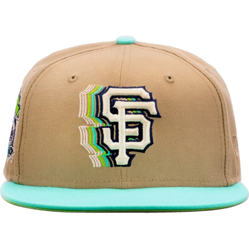 New Era x Shoe Palace San Francisco Giants ‘Winter Wonderland’ Beige/Mint 2023 59FIFTY Fitted Hat