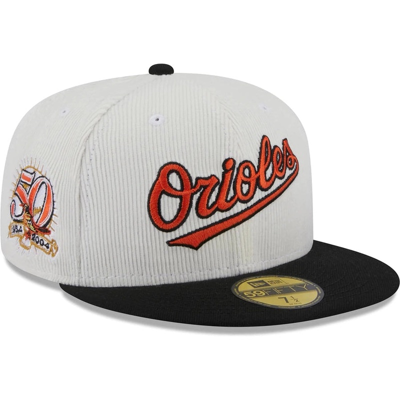 New Era x Lids HD Baltimore Orioles Cord Script 2023 59FIFTY Fitted Cap