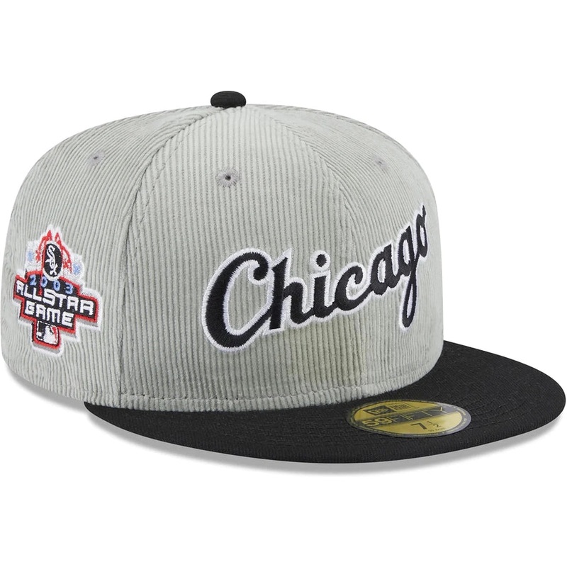 New Era x Lids HD Chicago White Sox Cord Script 2023 59FIFTY Fitted Cap