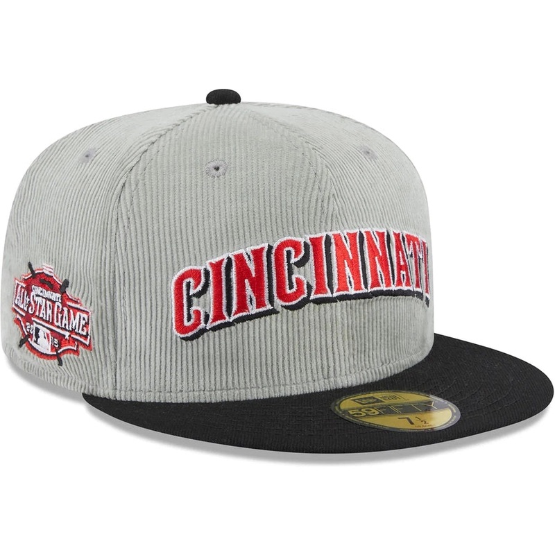 New Era x Lids HD Cincinnati Reds Cord Script 2023 59FIFTY Fitted Cap