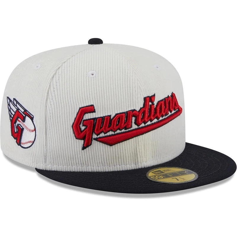 New Era x Lids HD Cleveland Guardians Cord Script 2023 59FIFTY Fitted Cap