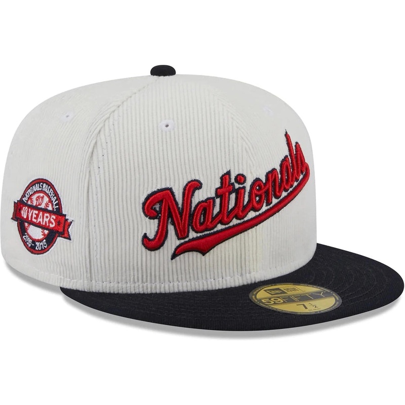 New Era x Lids HD Washington Nationals Cord Script 2023 59FIFTY Fitted Cap