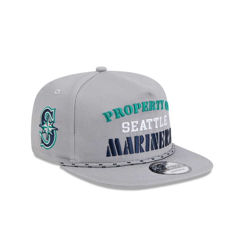 Seattle Mariners Vintage Gray Rope Golfer Hat