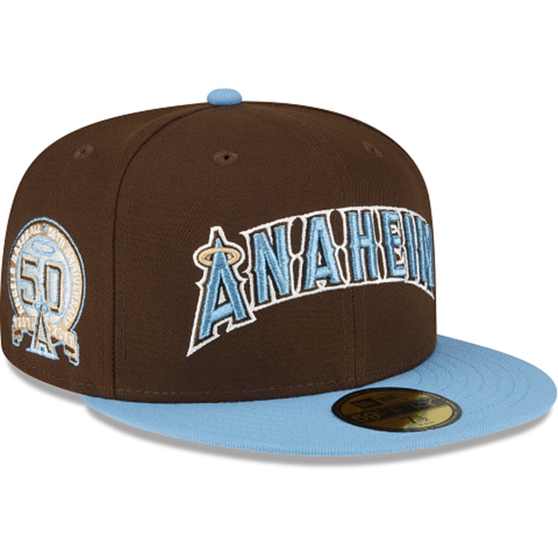 New Era Anaheim Angels Walnut Sky 2023 59FIFTY Fitted Hat
