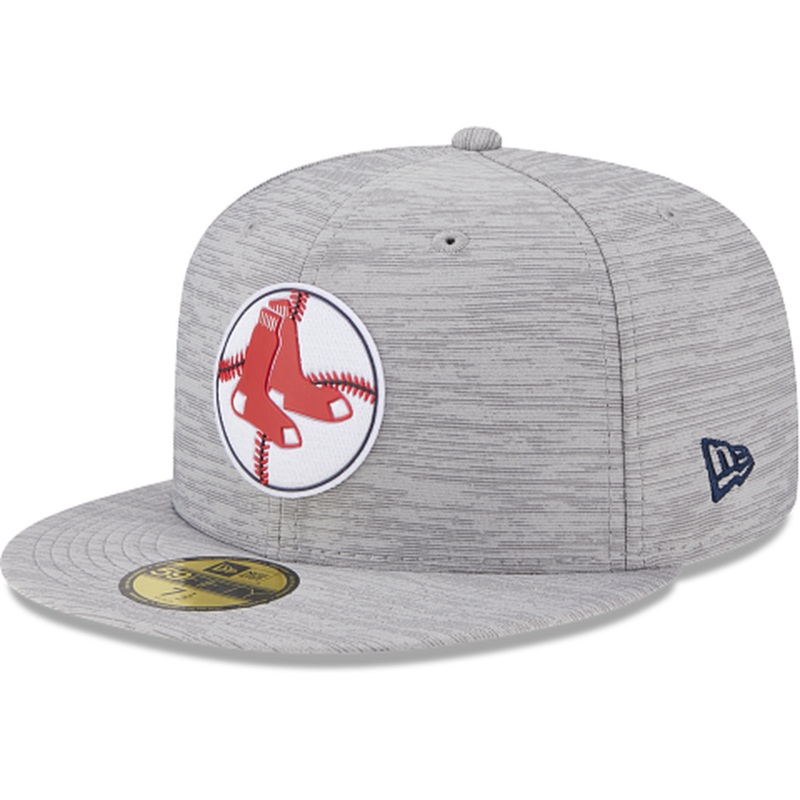 New Era Boston Red Sox 2023 Clubhouse Gray 59FIFTY Fitted Hat