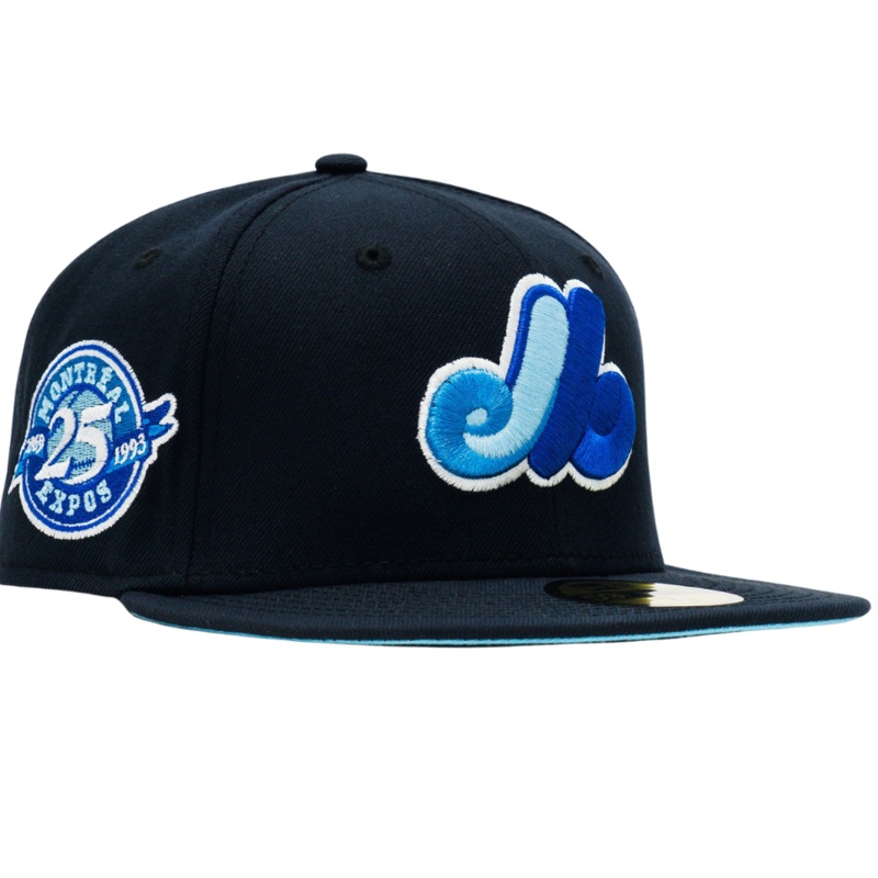 New Era x YCMC Montreal Expos Navy/Sky Blue 2023 59FIFTY Fitted Hat