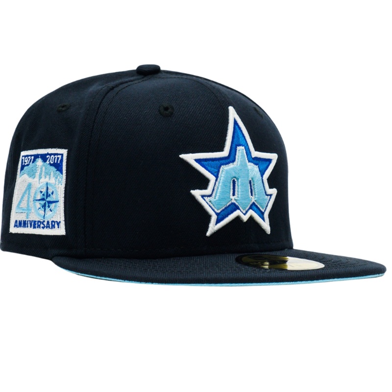 New Era x YCMC Seattle Mariners Navy/Sky Blue 2023 59FIFTY Fitted Hat