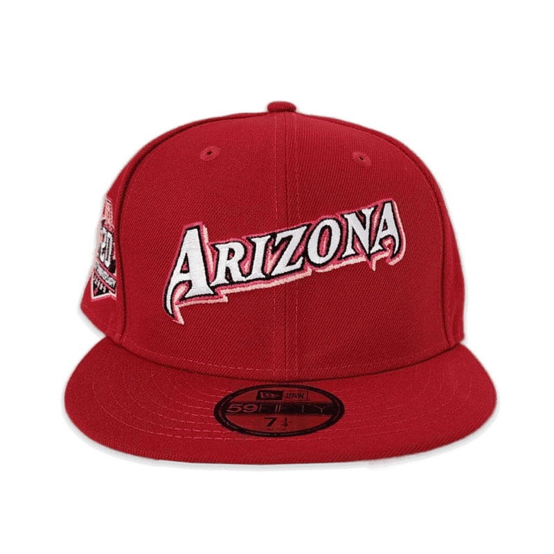 New Era Arizona Diamondbacks 20th Anniversary Red/Grey UV 59FIFTY Fitted Hat