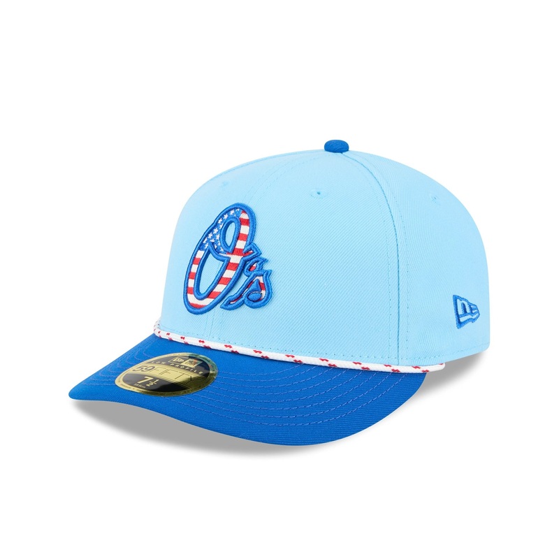 Baltimore Orioles Independence Day 2025 Low Profile 59FIFTY Fitted Hat