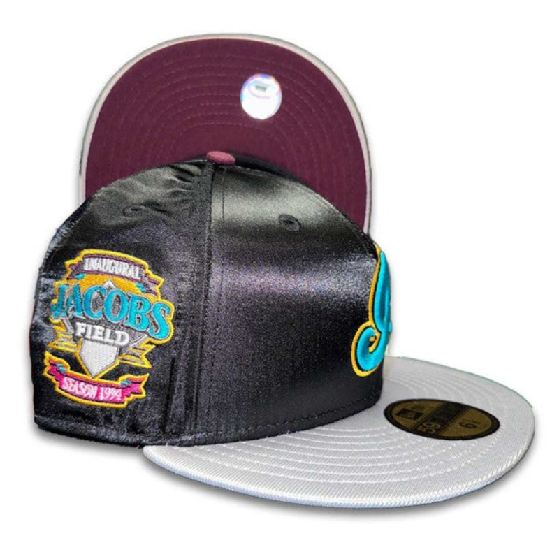 New Era Cleveland Indians ‘Digit Satin Pack’ 59FIFTY Fitted Hat