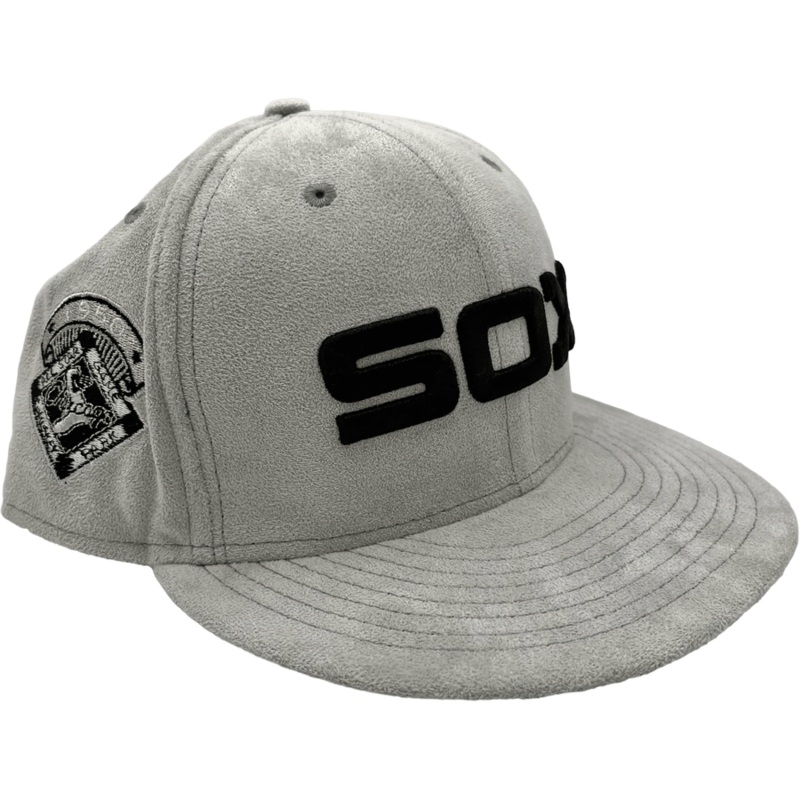 New Era x Pro Image Sports Chicago White Sox Gray Metallic Suede 59FIFTY Fitted Hat
