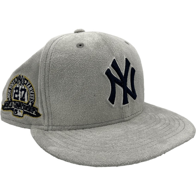 New Era x Pro Image Sports New York Yankees Gray Metallic Suede 59FIFTY Fitted Hat