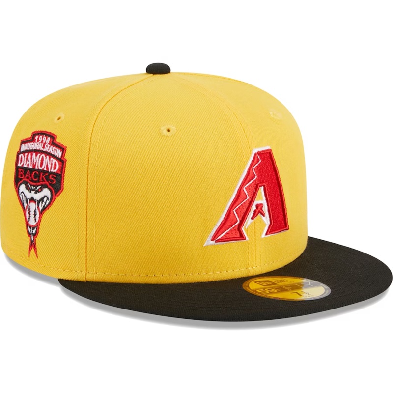 New Era Arizona Diamondbacks Yellow/Black Grilled 2023 59FIFTY Fitted Hat