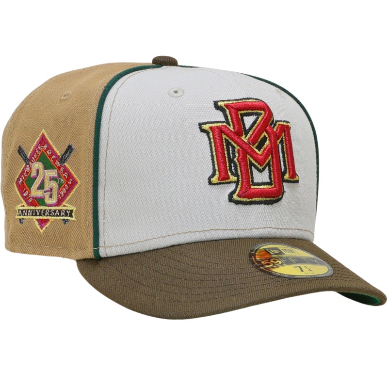 New Era x MF Milwaukee Brewers 25th Anniversary “Sandstone Mahogany ” 59FIFTY Fitted Hat