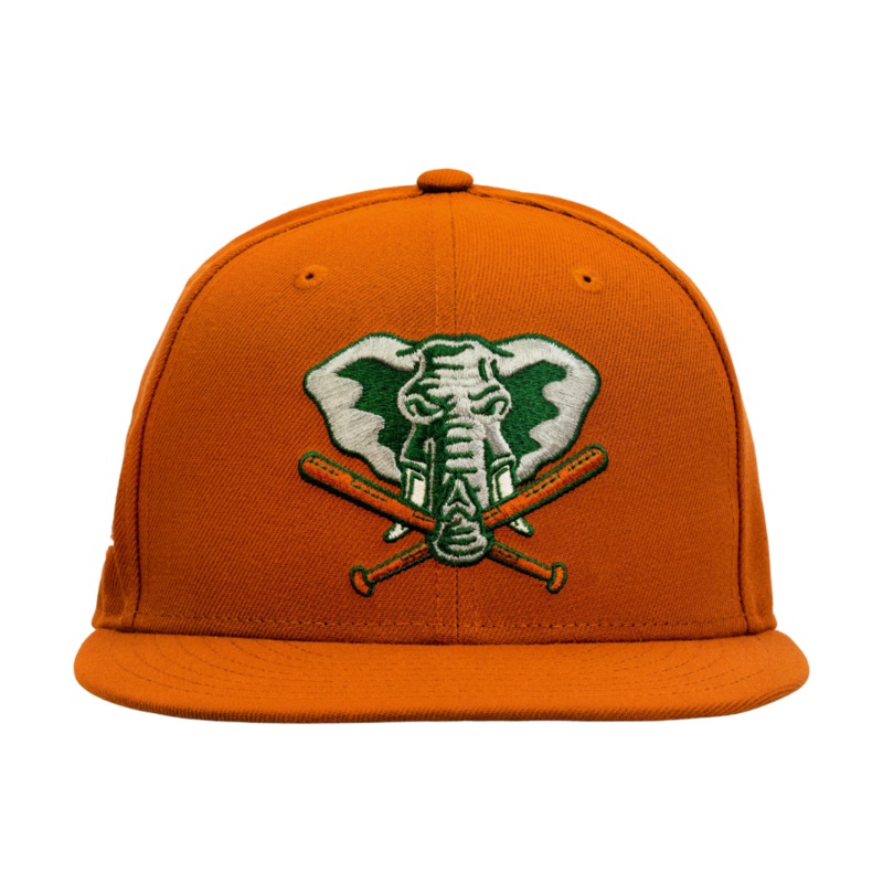 New Era x SP Oakland Athletics Rust Orange 2023 59FIFTY Fitted Hat
