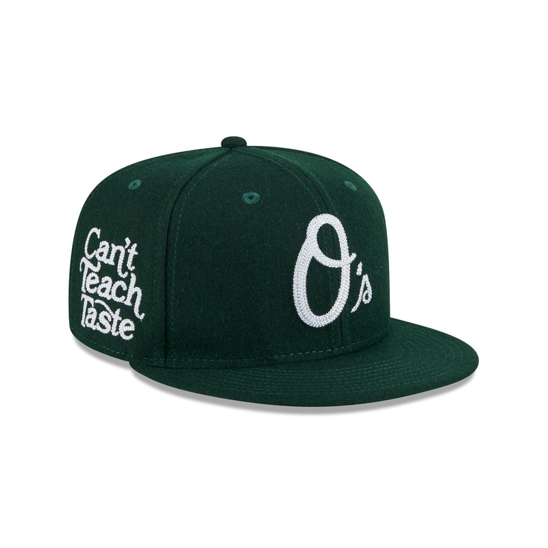 Baltimore Orioles Diet Starts Monday Can’t Teach Taste Green 59FIFTY Fitted Hat