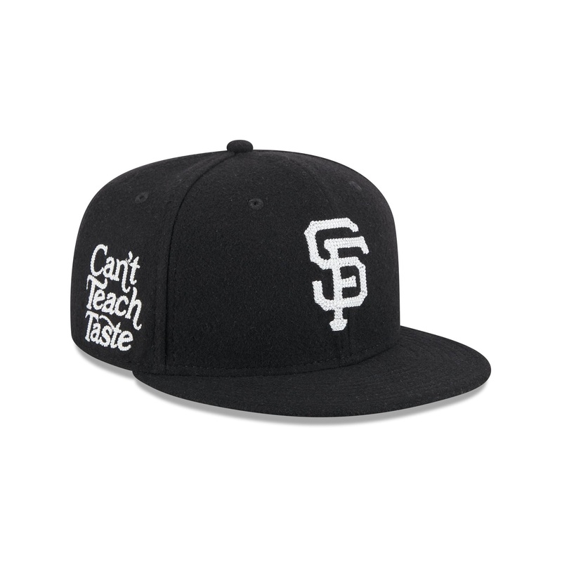 San Francisco Giants Diet Starts Monday Can’t Teach Taste Black 59FIFTY Fitted Hat